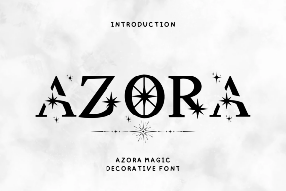 Azora Magic: A Versatile Decorative Typeface for Creative Branding