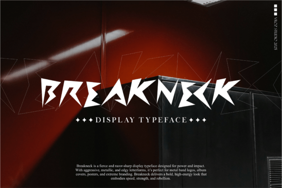 Breakneck: A Fierce Typeface for Digital Design Impact