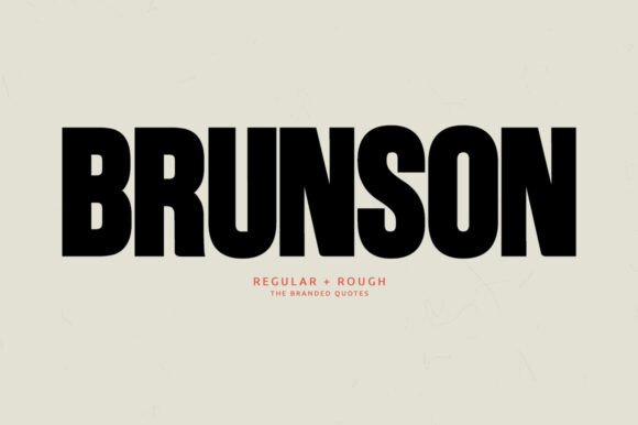 Brunson Font: A Bold Typeface for a Bolder Brand