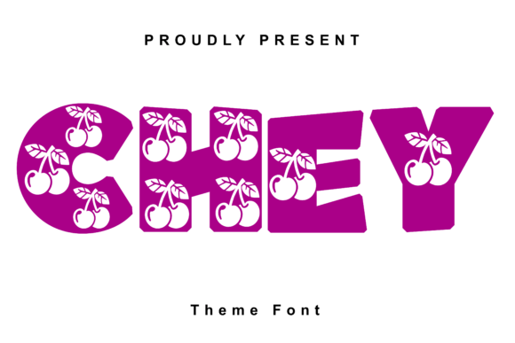 Chey Font: A Playful Display Typeface for Digital Branding