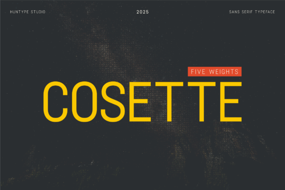 Cosette Font: A Modern Typeface for Polished Web Design