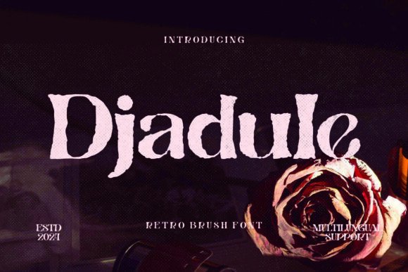 Djadule Font: A Bold Typeface for a Polished Brand