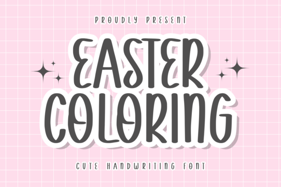 Easter Coloring: A Festive Typeface for Creative Makers