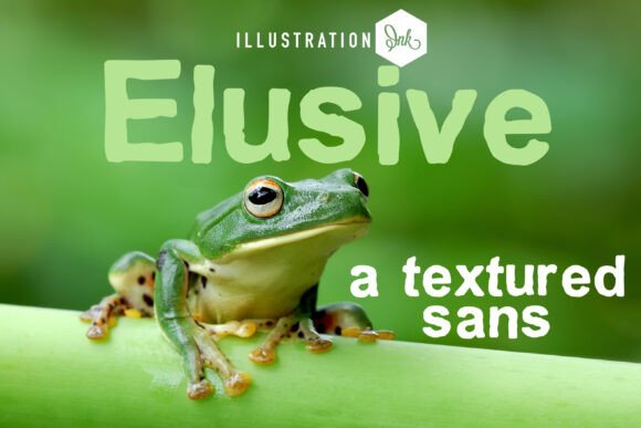 Elusive Font: A Bold, Handcrafted Typeface for Business Branding