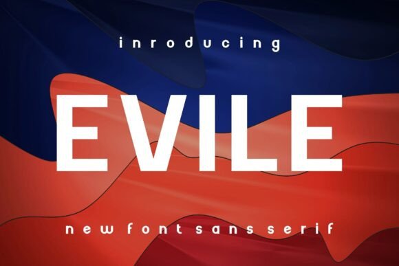 Evile Font: A Bold Typeface for Craft Creations