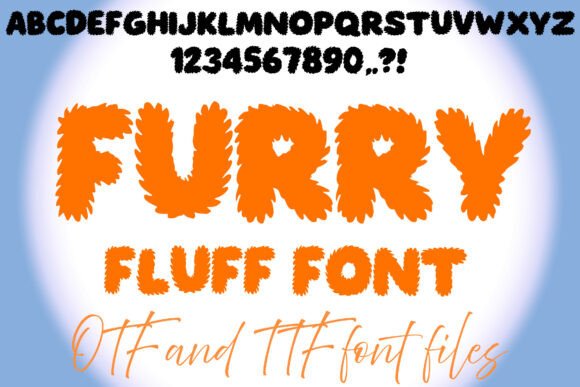 Furry Fluff: A Playful Typeface for Creative Projects