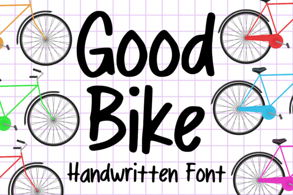 Good Bike Font: A Bold, Handwritten Typeface for Your Brand Identity