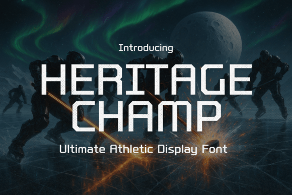 Heritage Champ: The Bold Typeface for Winning Campaigns