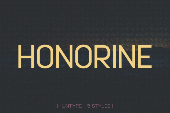 Honorine Font: A Modern Typeface for Branding Projects