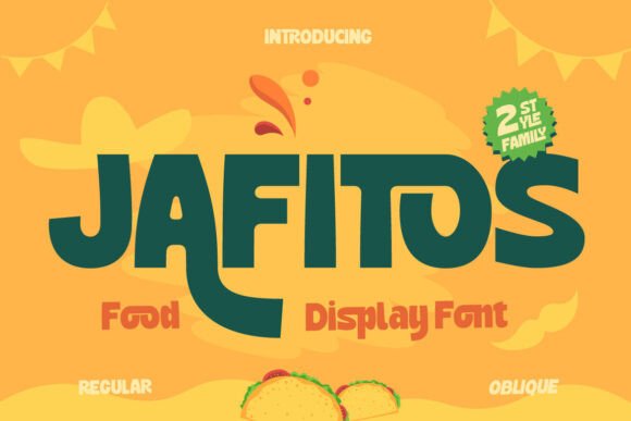Jafitos Font: A Playful Typeface for Digital Branding