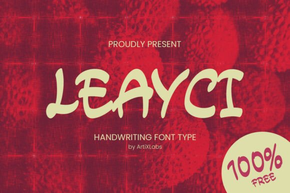 Leayci: A Handwritten Font That Brings Personality to Your Creations