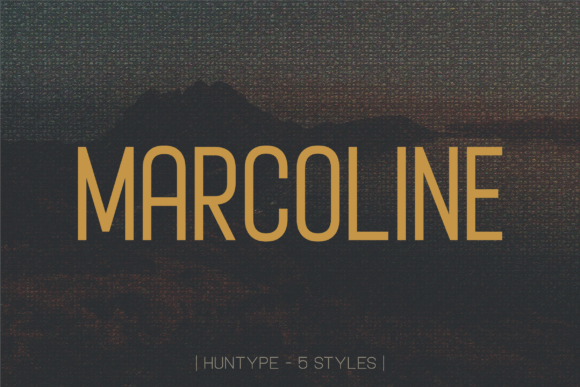 Marcoline: A Modern Typeface for Polished Web Design