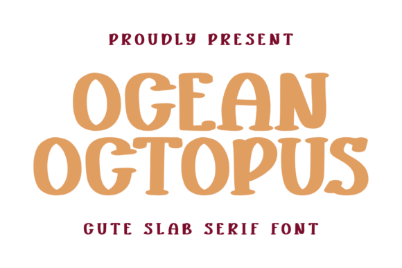 Ocean Octopus Font: A Bold Slab Serif for Memorable Marketing