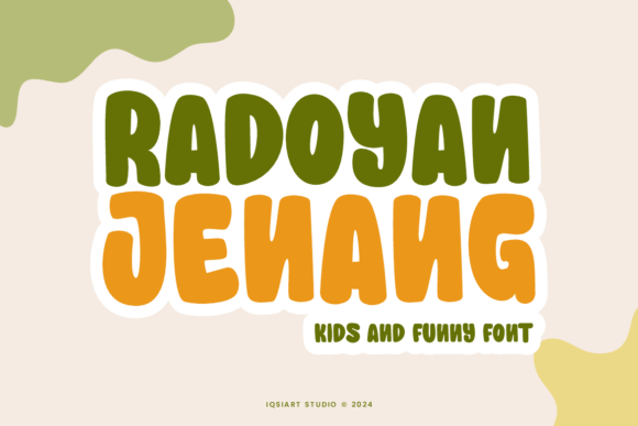 Radoyan Jenang Font Review: A Playful Addition to Kids and Quirky Branding