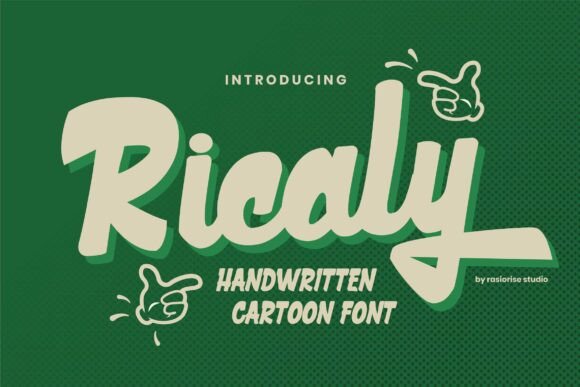 Ricaly Font: A Bold Handwritten Typeface for Digital Design