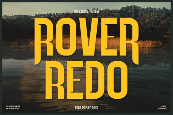 Rover Redo Font: A Trendy Typeface for Craft and Branding
