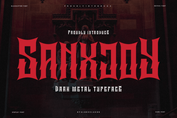 Sanxjoy Font: A Bold Typeface for Strong Campaign Messaging