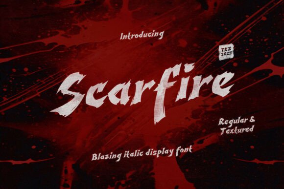 Scarfire Font: A Bold Typeface for Memorable Branding