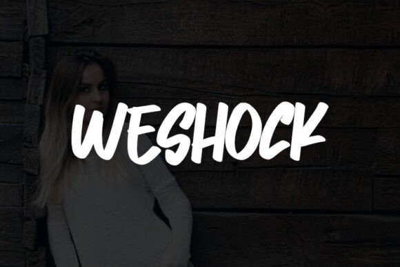 Weshock: A Dynamic Typeface for Bold Branding Projects