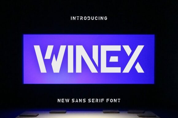Winex: A Bold Typeface for Editorial Design